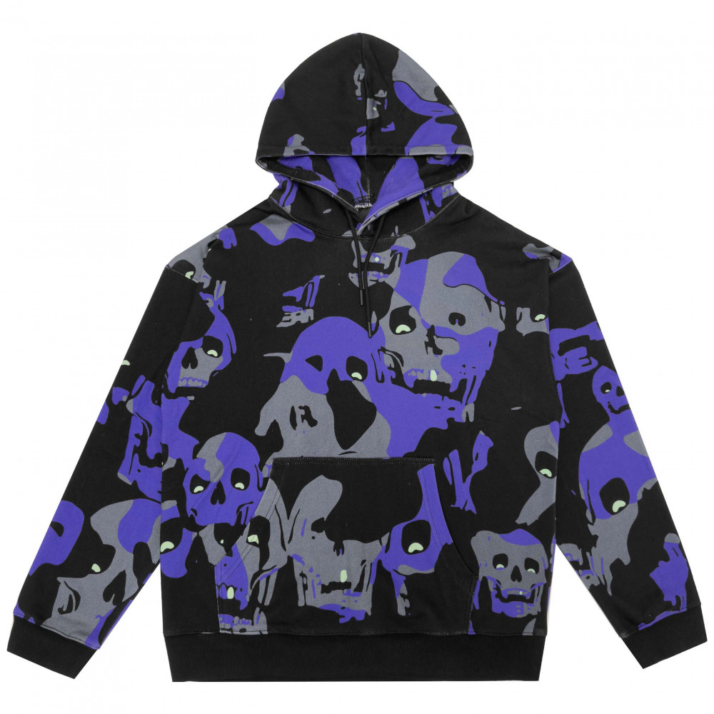 Freak Premium Camo Allover Hoodie (Black)